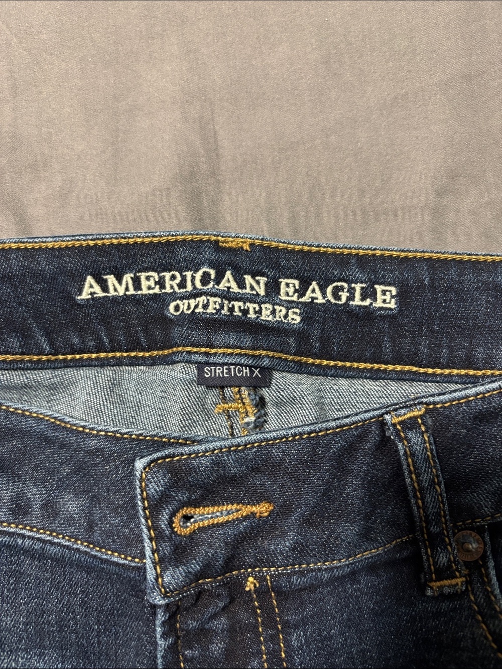 AE Women's Dark Blue Jeans - Picture 4 of 5
